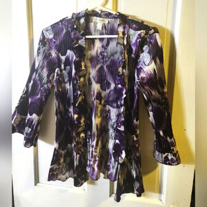 #041 Dress Barn S Cinchy Cardigan